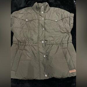 Ariat Women's Green Quilted Vest